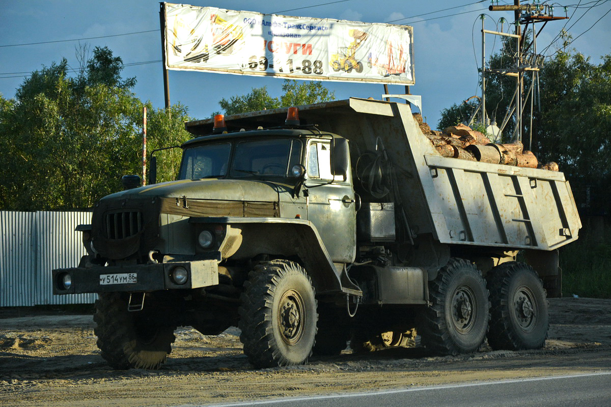 Ханты-Мансийский автоном.округ, № У 514 УМ 86 — Урал-55571-30