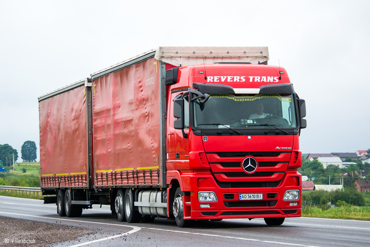 Закарпатская область, № АО 5610 ВІ — Mercedes-Benz Actros ('2009) 2541