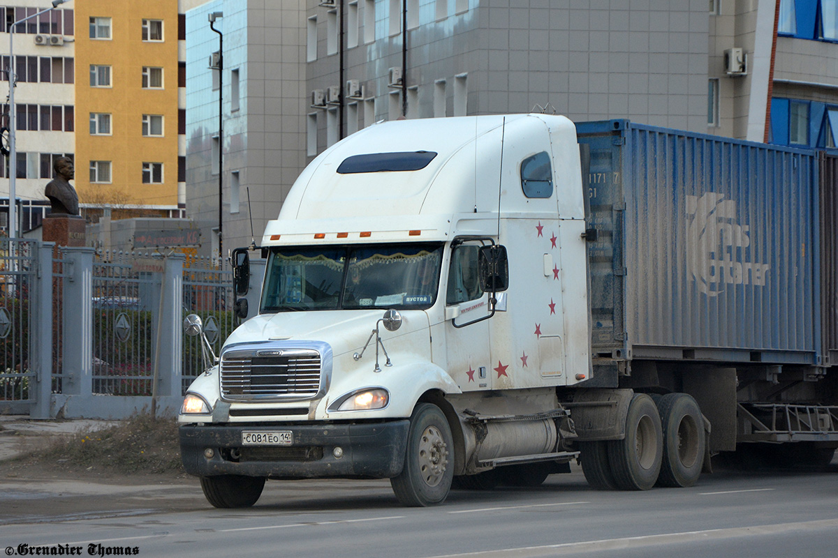 Саха (Якутия), № С 081 ЕО 14 — Freightliner Columbia