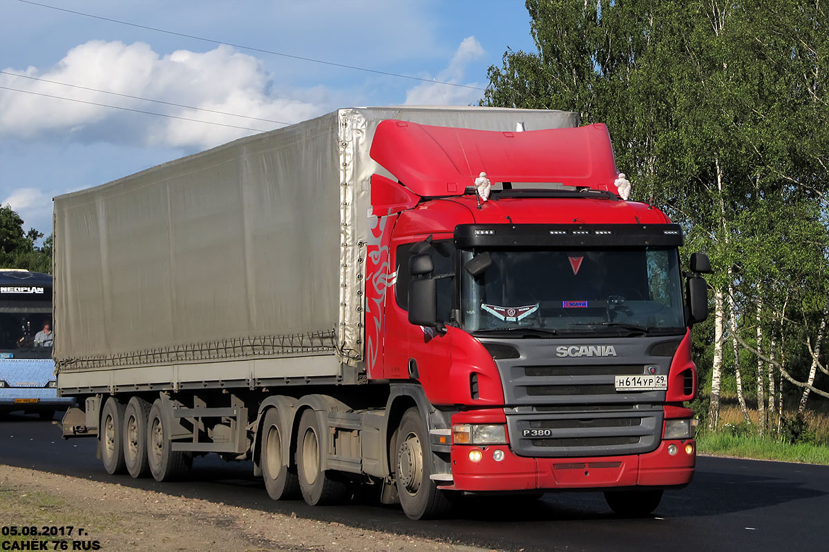 Архангельская область, № Н 614 УР 29 — Scania ('2004) P380