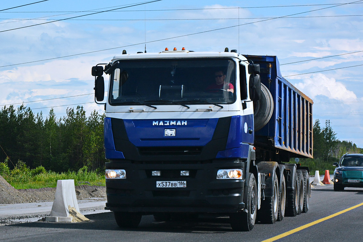 Ханты-Мансийский автоном.округ, № Х 537 ВВ 186 — МАЗ-MAN-6425