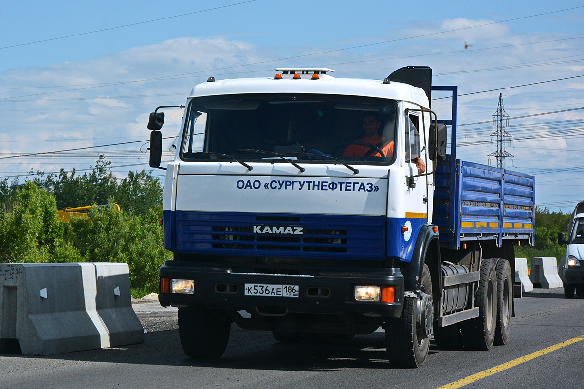 Ханты-Мансийский автоном.округ, № К 536 АЕ 186 — КамАЗ-53215-15 [53215R]