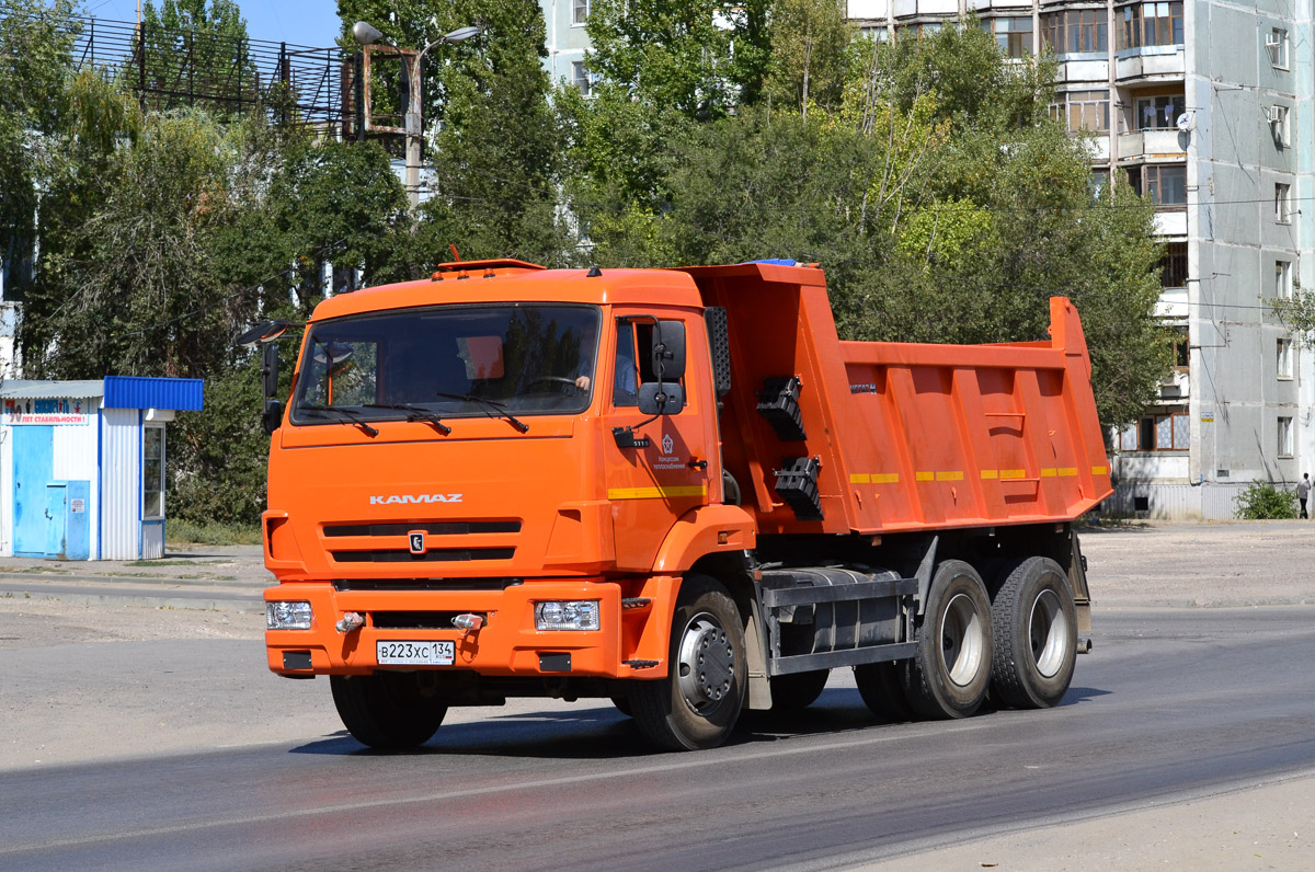 Волгоградская область, № В 223 ХС 134 — КамАЗ-65115-42