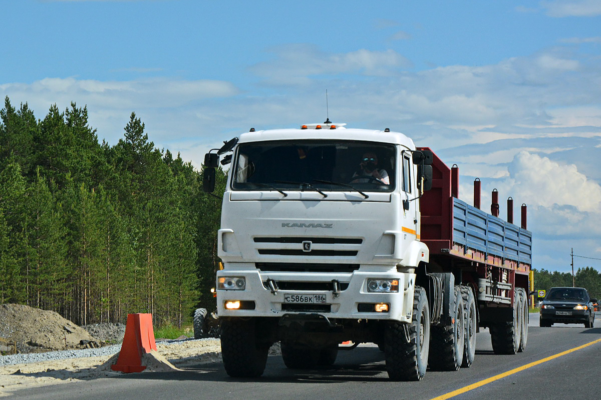 Ханты-Мансийский автоном.округ, № С 586 ВК 186 — КамАЗ-65221-43 [652214]