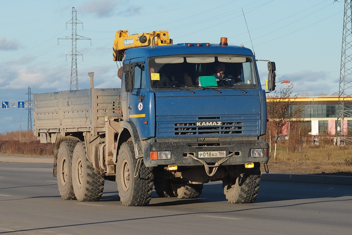 Ханты-Мансийский автоном.округ, № Р 018 АО 186 — КамАЗ-43114-15 [43114R]