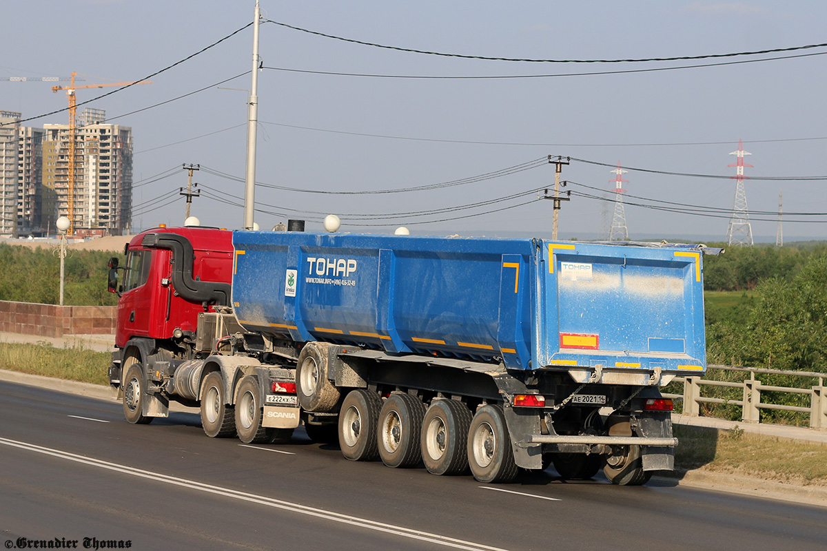 Саха (Якутия), № Е 222 КХ 14 — Scania ('2013) G480