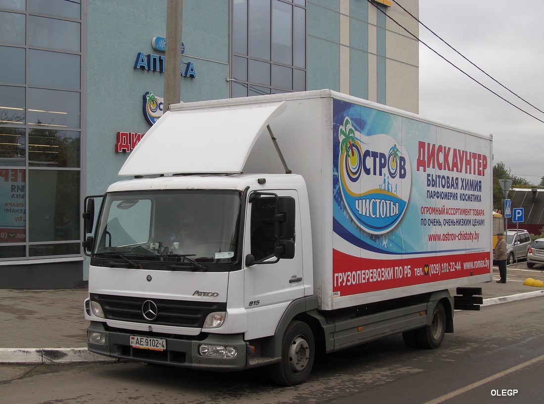 Гродненская область, № АЕ 9102-4 — Mercedes-Benz Atego 815