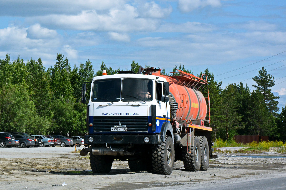 Ханты-Мансийский автоном.округ, № К 292 АТ 186 — МАЗ-6317X5