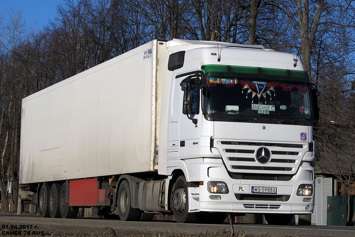 Польша, № WS 59886 — Mercedes-Benz Actros ('2003) 1844