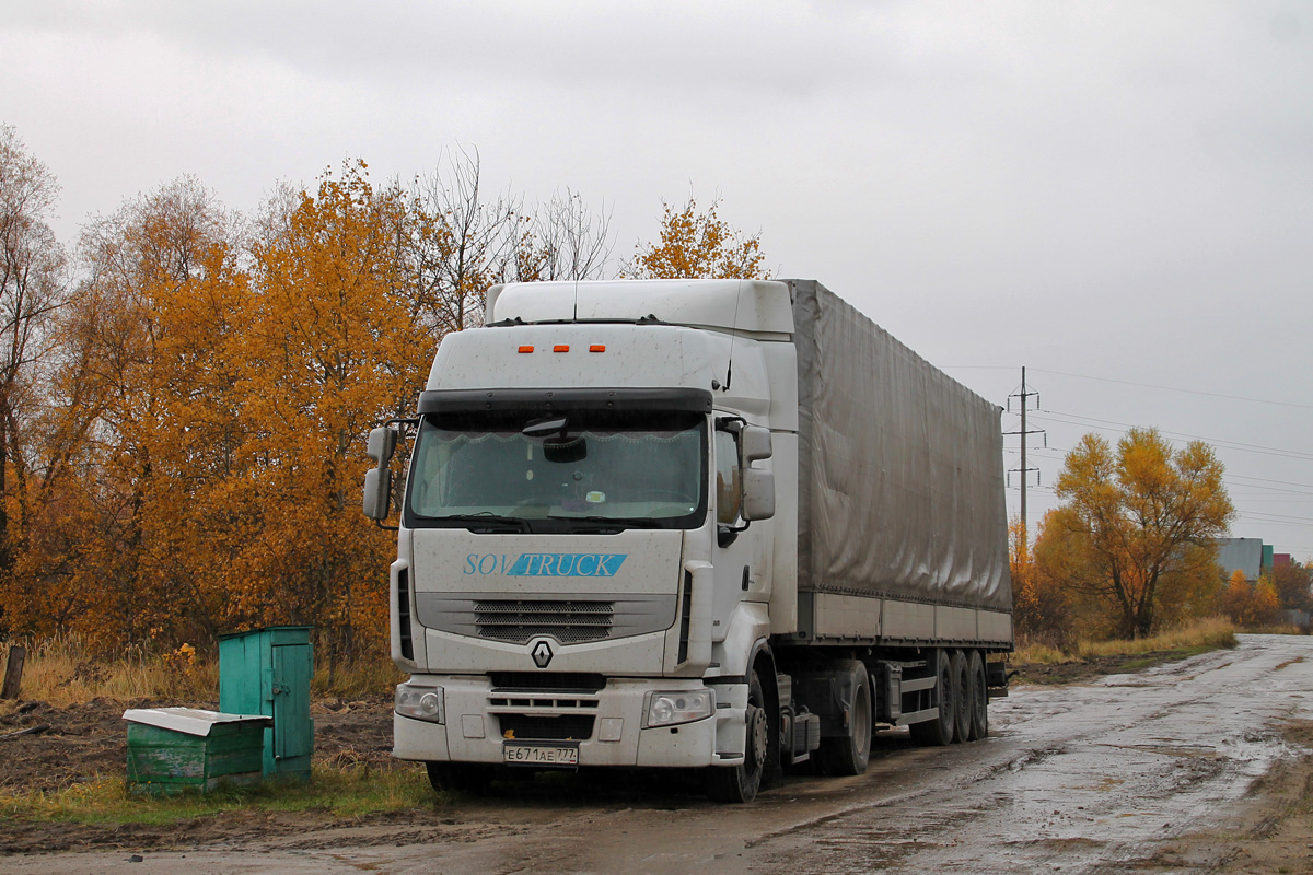 Москва, № Е 671 АЕ 777 — Renault Premium ('2006) [X9P]