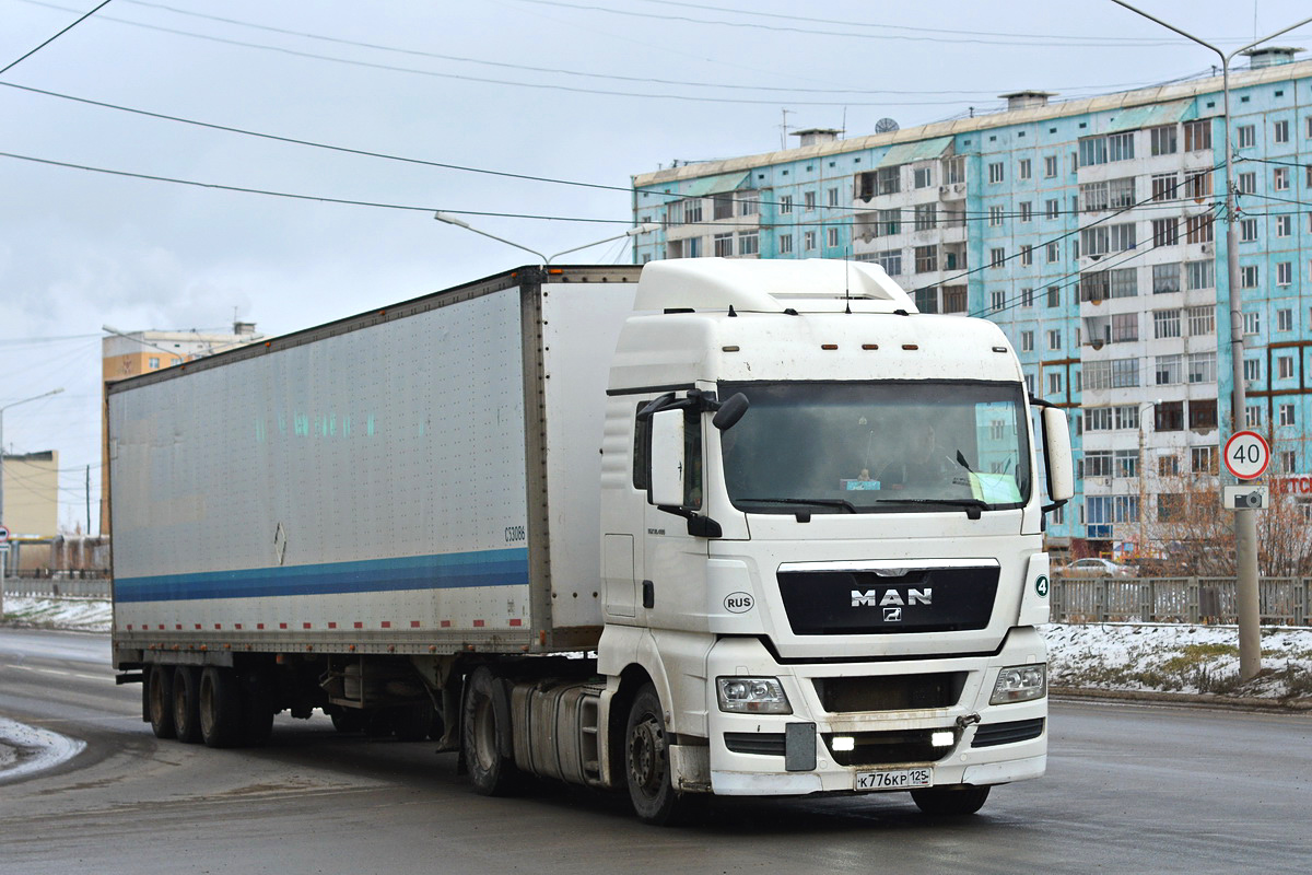 Приморский край, № К 776 КР 125 — MAN TGX ('2007) 18.400