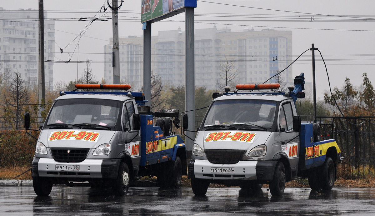 Омская область, № Т 911 ЕО 55 — ГАЗ-33106 "Валдай"; Омская область, № Р 911 УУ 55 — ГАЗ-33106 "Валдай"