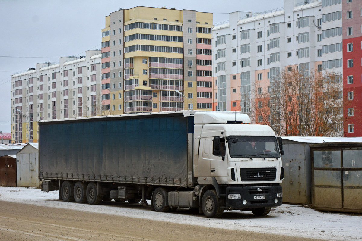 Пензенская область, № Р 639 КХ 58 — МАЗ-5440 (общая модель)