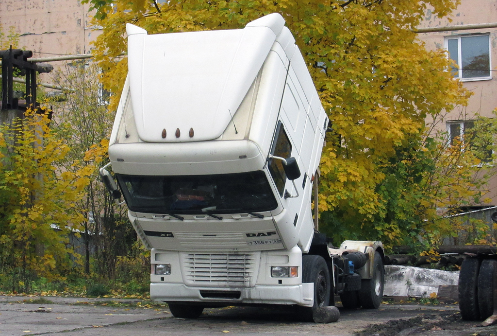 Вологодская область, № Т 358 РТ 35 — DAF 95XF FT