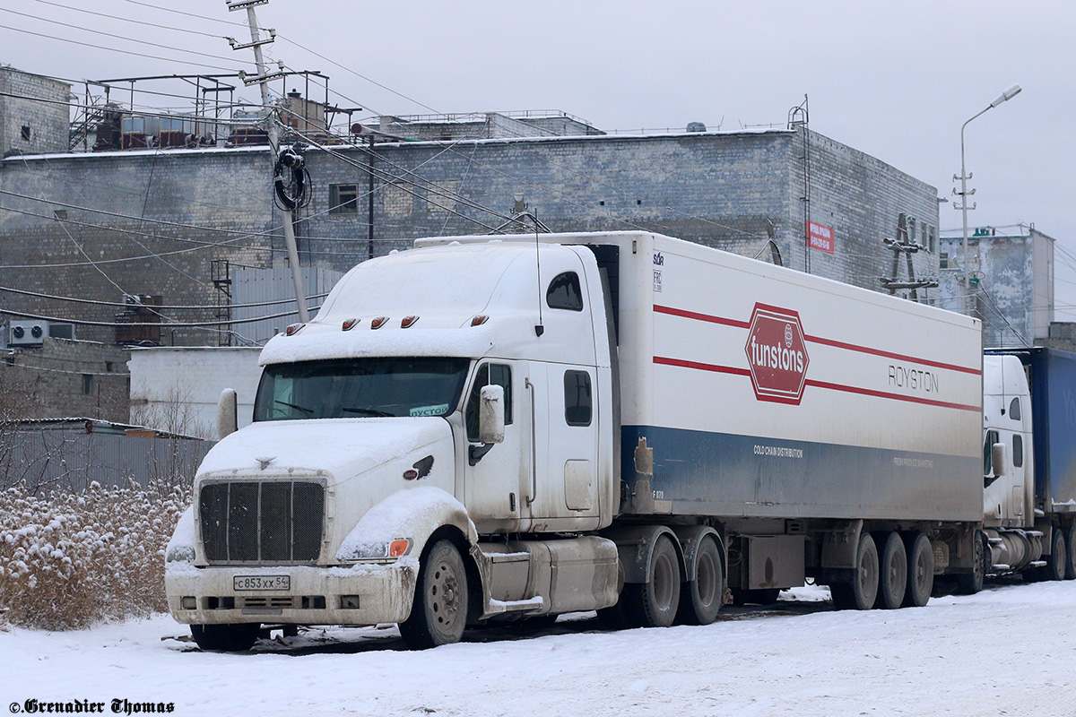 Новосибирская область, № С 853 ХХ 54 — Peterbilt 387