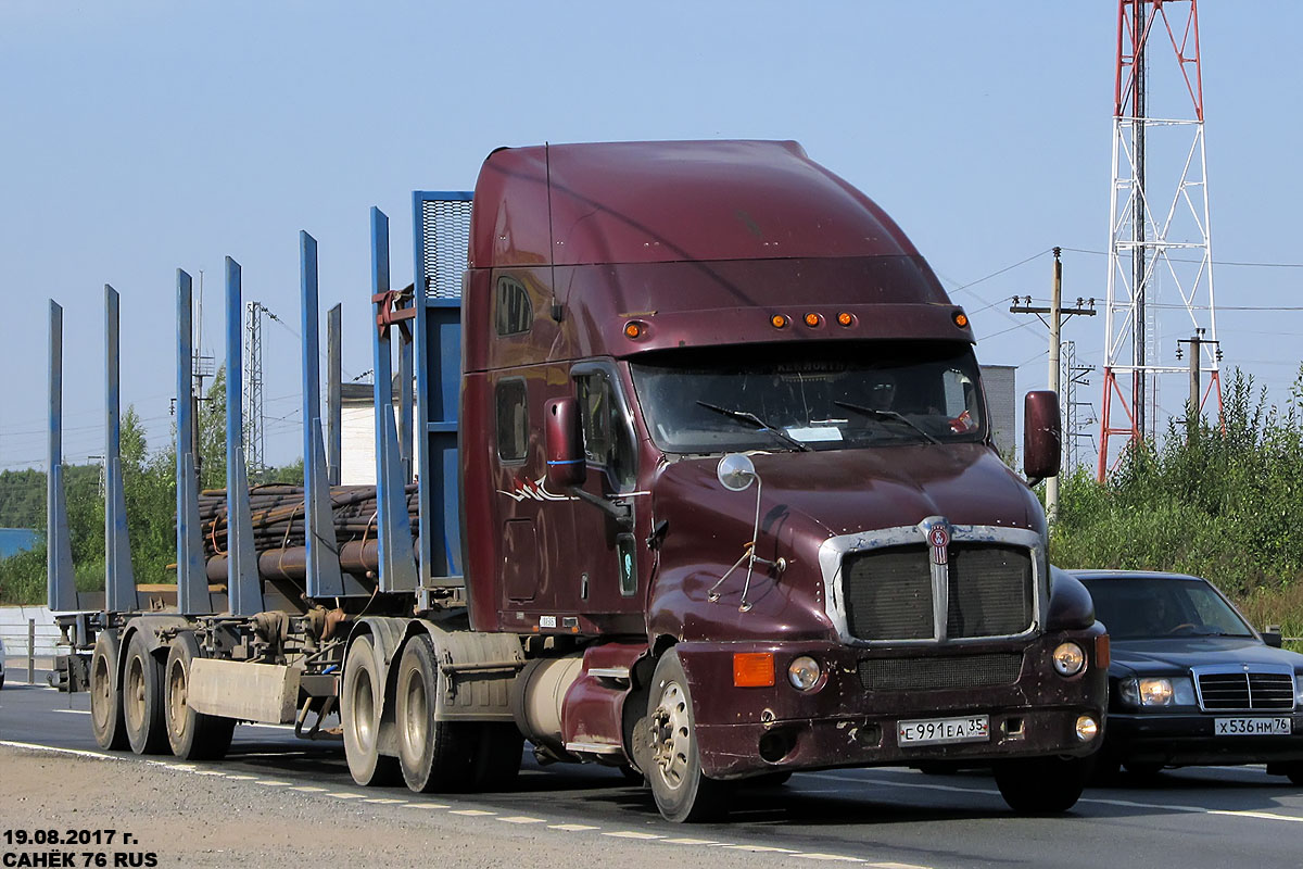 Вологодская область, № Е 991 ВА 35 — Kenworth T2000