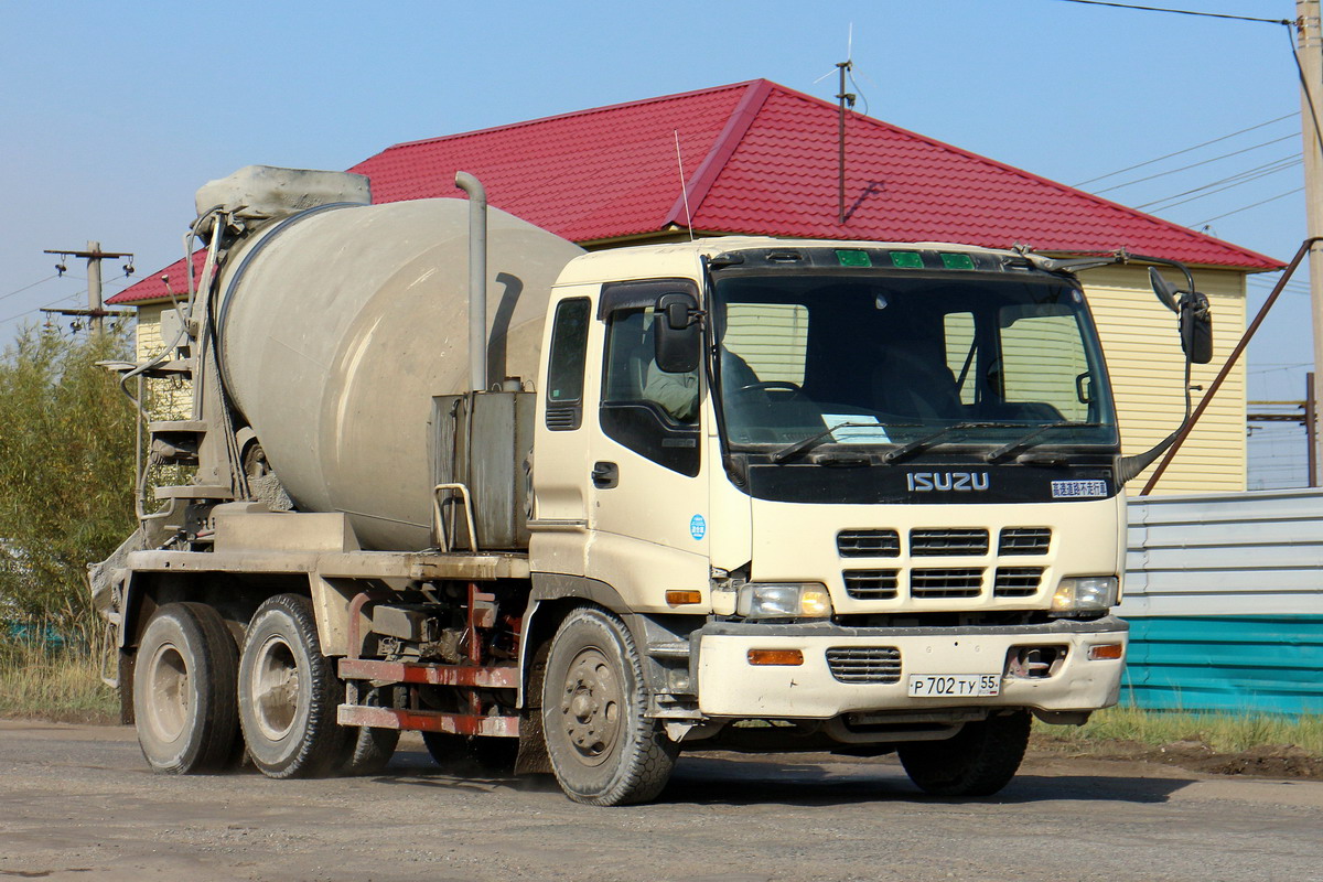 Омская область, № Р 702 ТУ 55 — Isuzu Giga (общая модель)