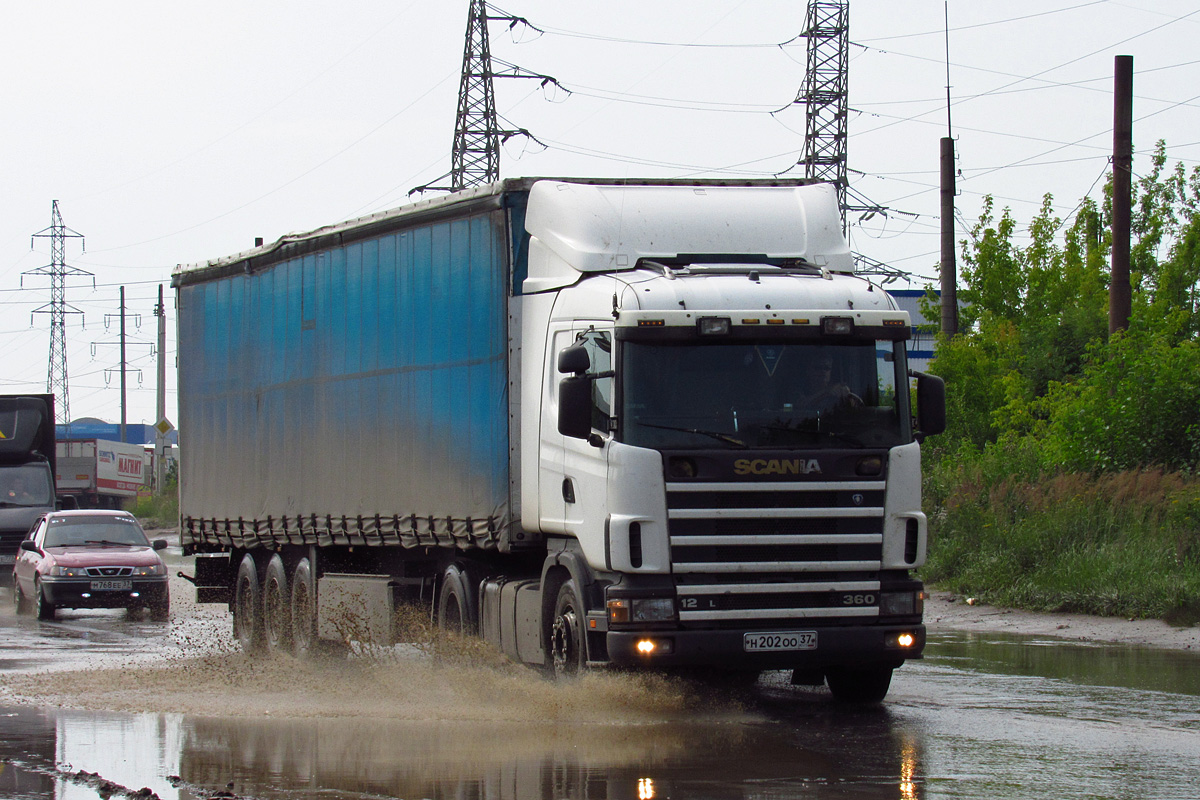 Ивановская область, № Н 202 ОО 37 — Scania ('1996, общая модель)