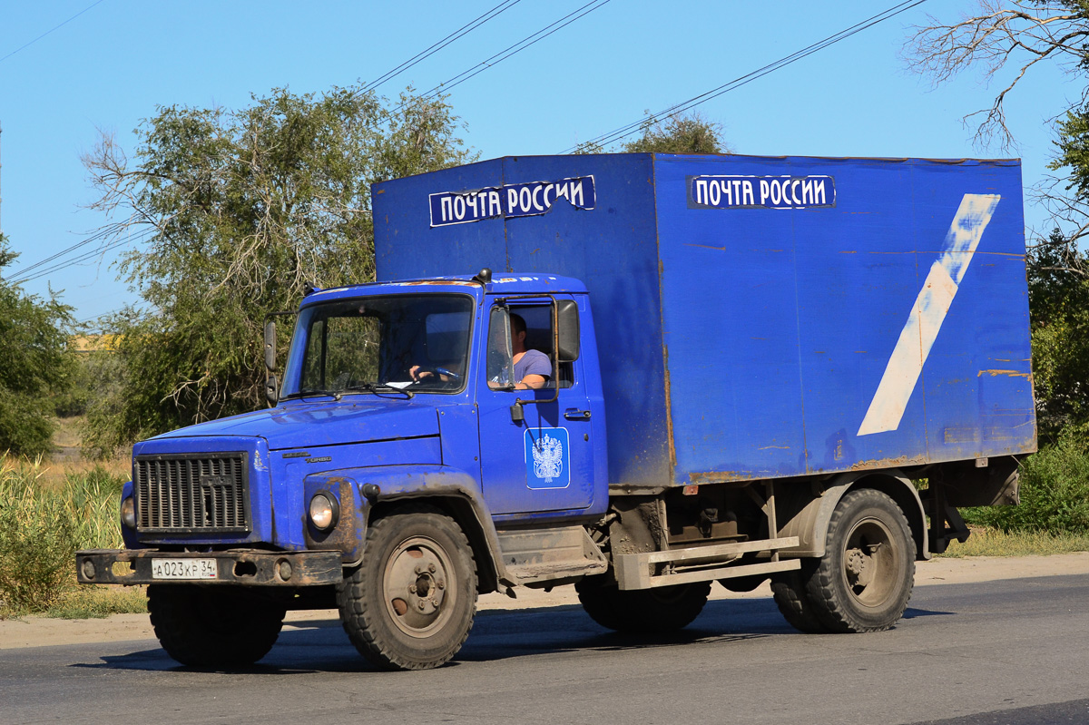 Волгоградская область, № А 023 КР 34 — ГАЗ-3309