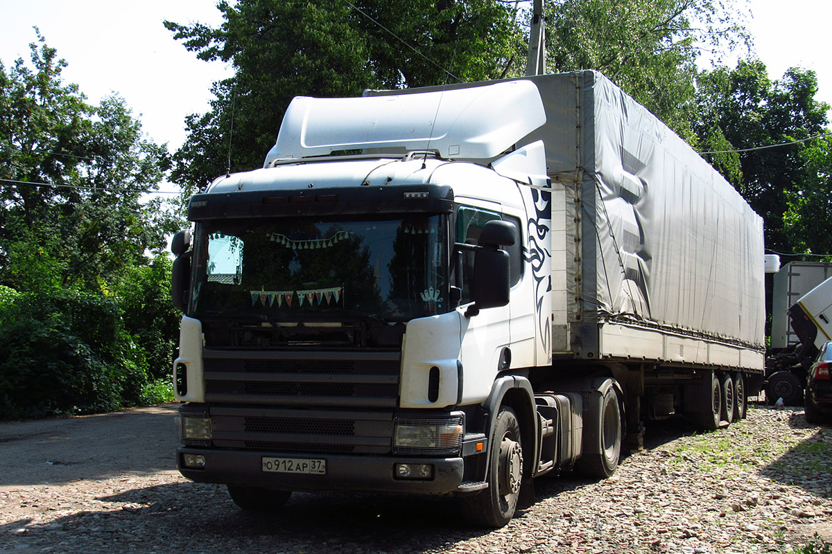 Ивановская область, № О 912 АР 37 — Scania ('1996, общая модель)