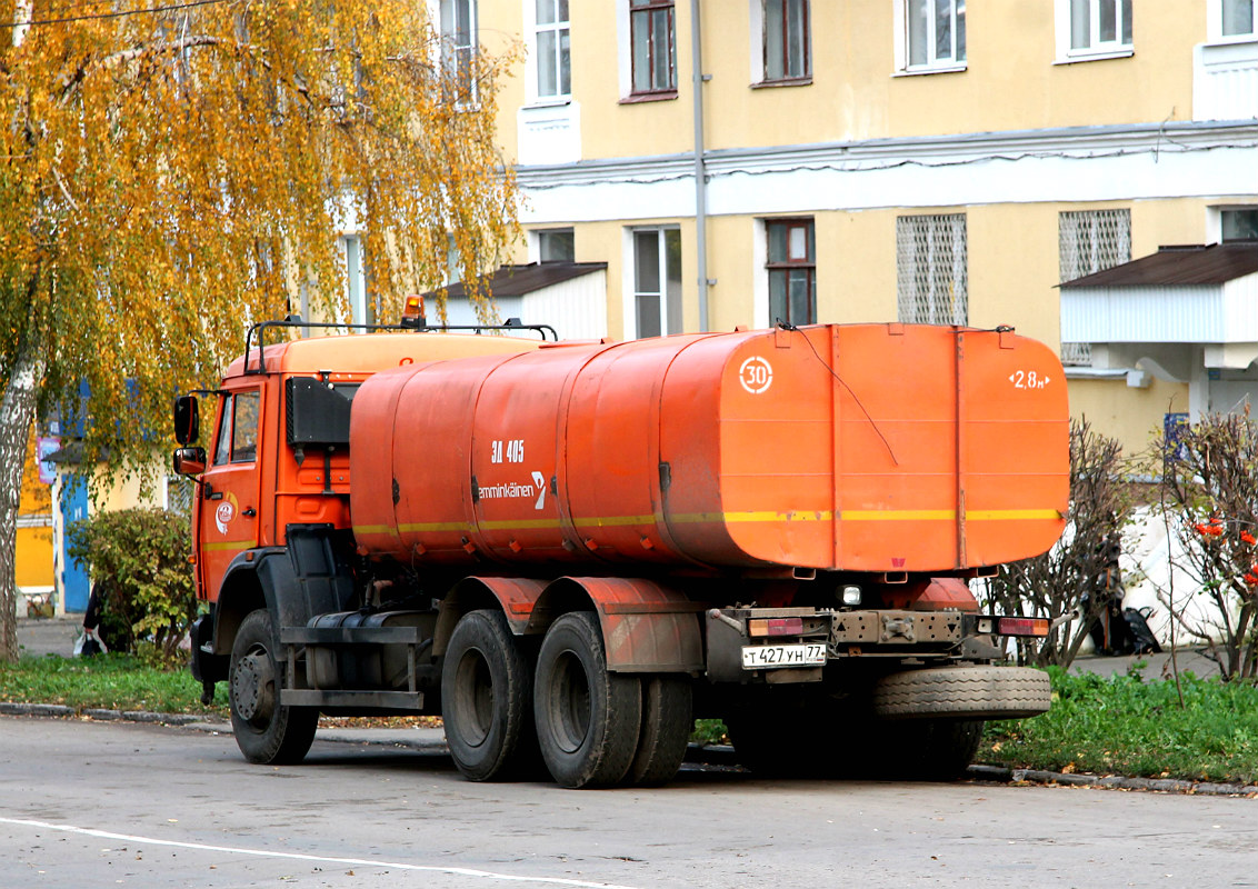 Москва, № Т 427 УН 77 — КамАЗ-65115 (общая модель)