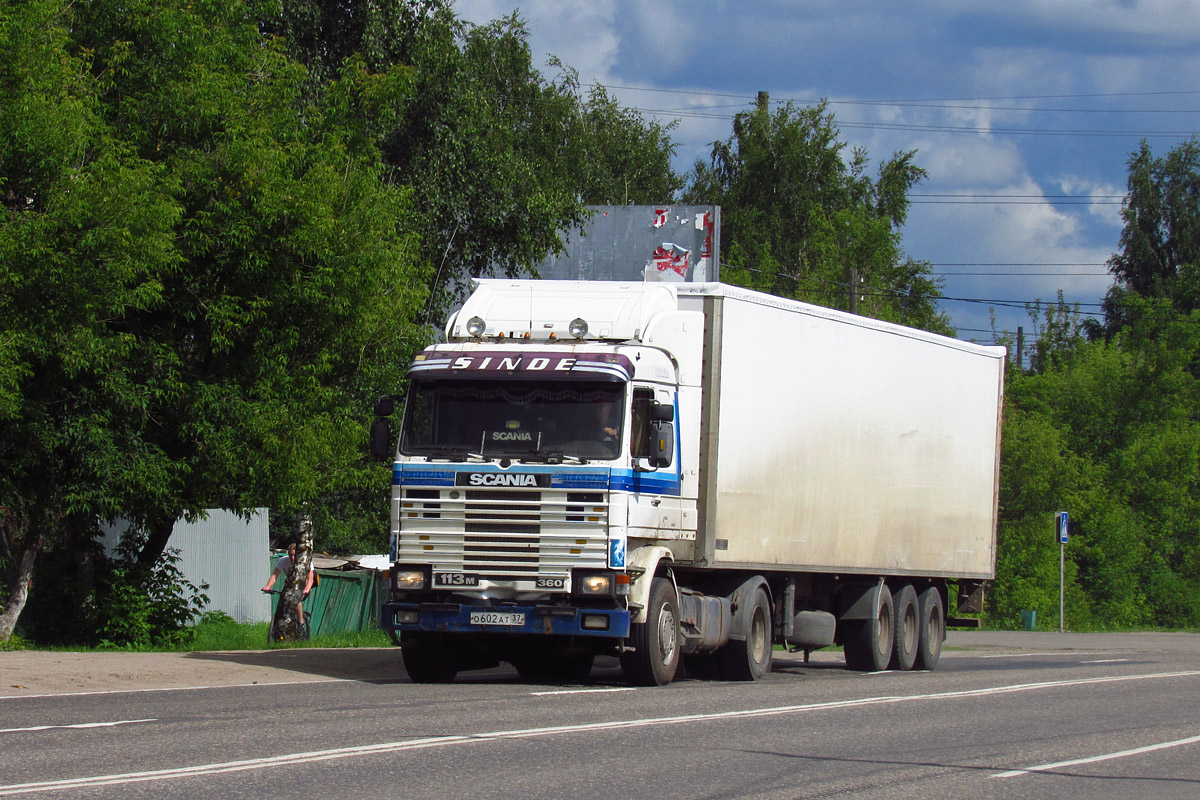 Ивановская область, № О 602 АТ 37 — Scania (II) (общая модель)