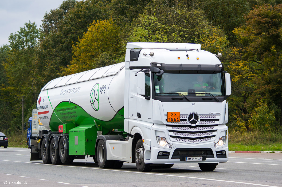 Житомирская область, № АМ 5174 СВ — Mercedes-Benz Actros ('2011) 1845