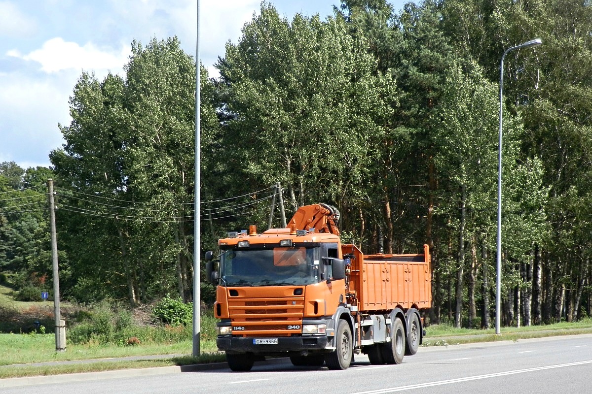 Латвия, № GR-9866 — Scania ('1996) P114C