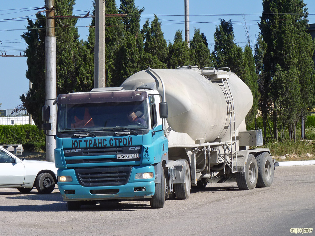 Севастополь, № А 368 НВ 92 — DAF CF85 FT