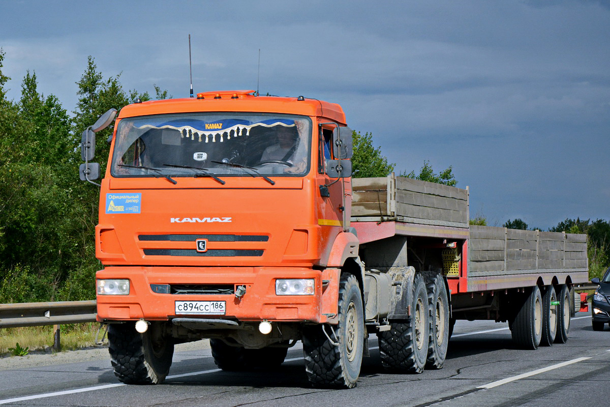 Ханты-Мансийский автоном.округ, № С 894 СС 186 — КамАЗ-53504-46