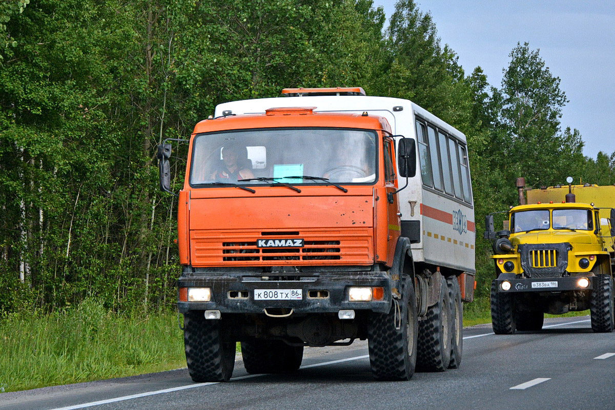 Ханты-Мансийский автоном.округ, № К 808 ТХ 86 — КамАЗ-43114-15 [43114R]