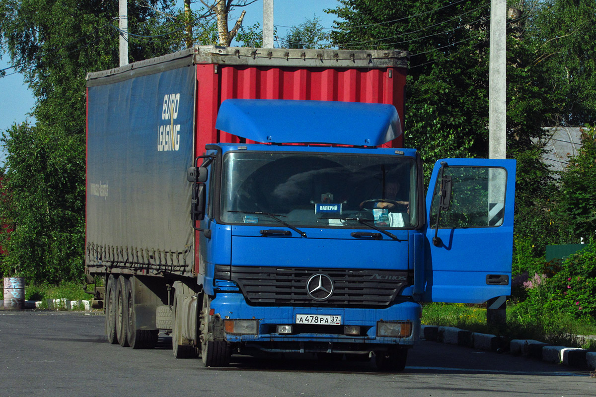 Ивановская область, № А 478 РА 37 — Mercedes-Benz Actros ('2003)