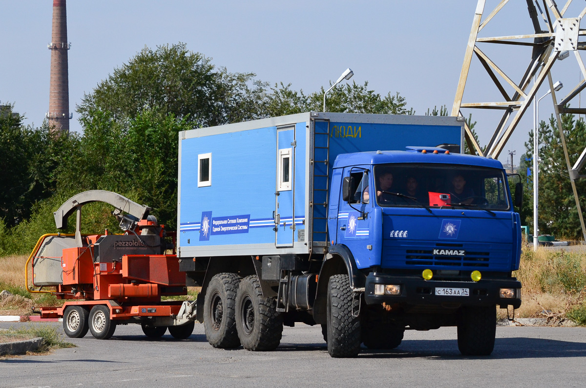 Волгоградская область, № С 163 АА 34 — КамАЗ-43118-15 [43118R]