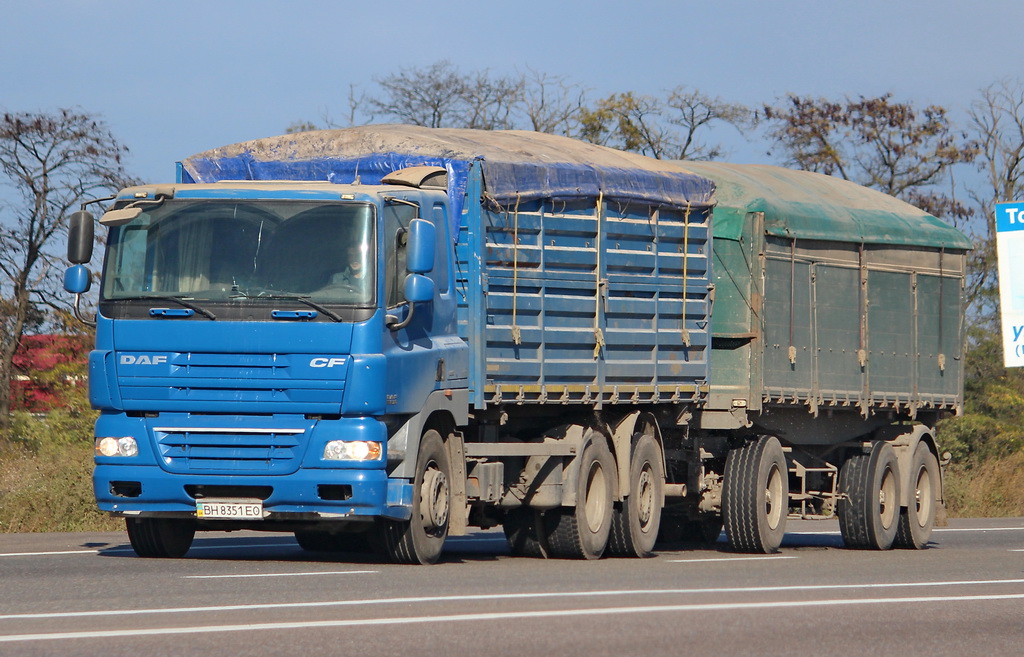 Одесская область, № ВН 8351 ЕО — DAF CF85 FAR