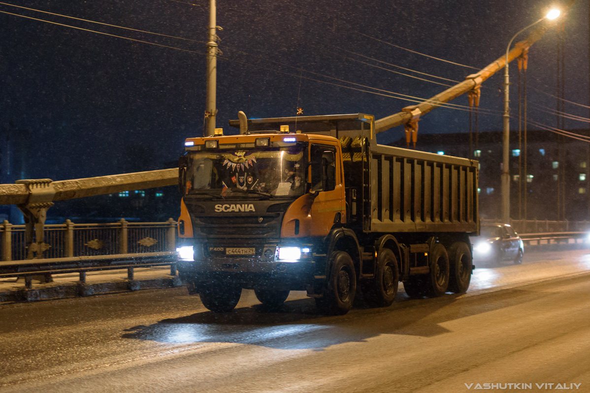 Архангельская область, № С 444 ТН 29 — Scania ('2011) P400