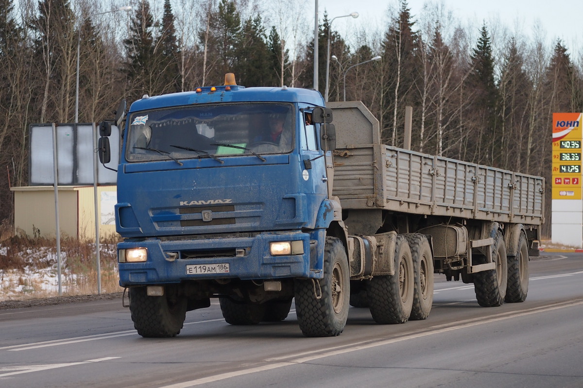 Ханты-Мансийский автоном.округ, № Е 119 АМ 186 — КамАЗ-44108-24 [441083]