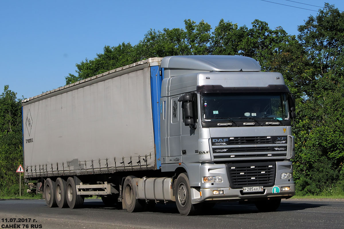 Калининградская область, № Р 285 АХ 39 — DAF XF95 FT