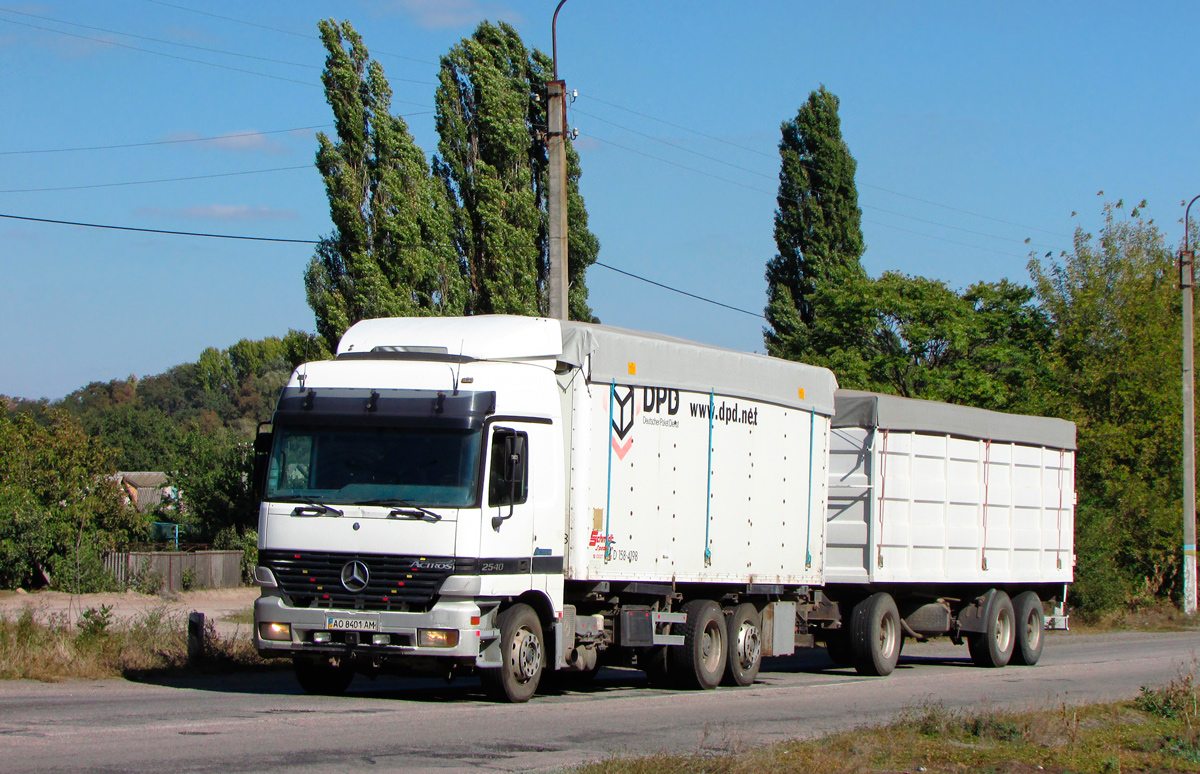 Закарпатская область, № АО 8401 АМ — Mercedes-Benz Actros ('1997) 2540