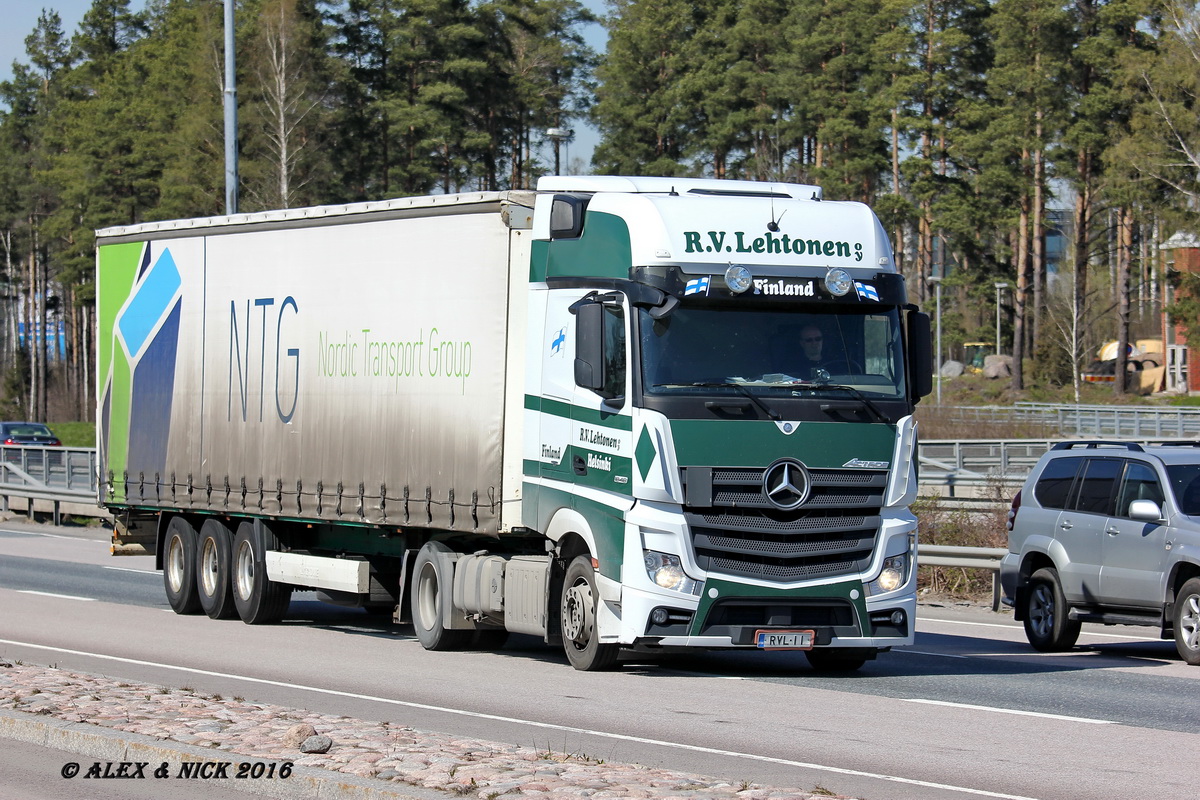 Финляндия, № RVL-11 — Mercedes-Benz Actros ('2011) 1848