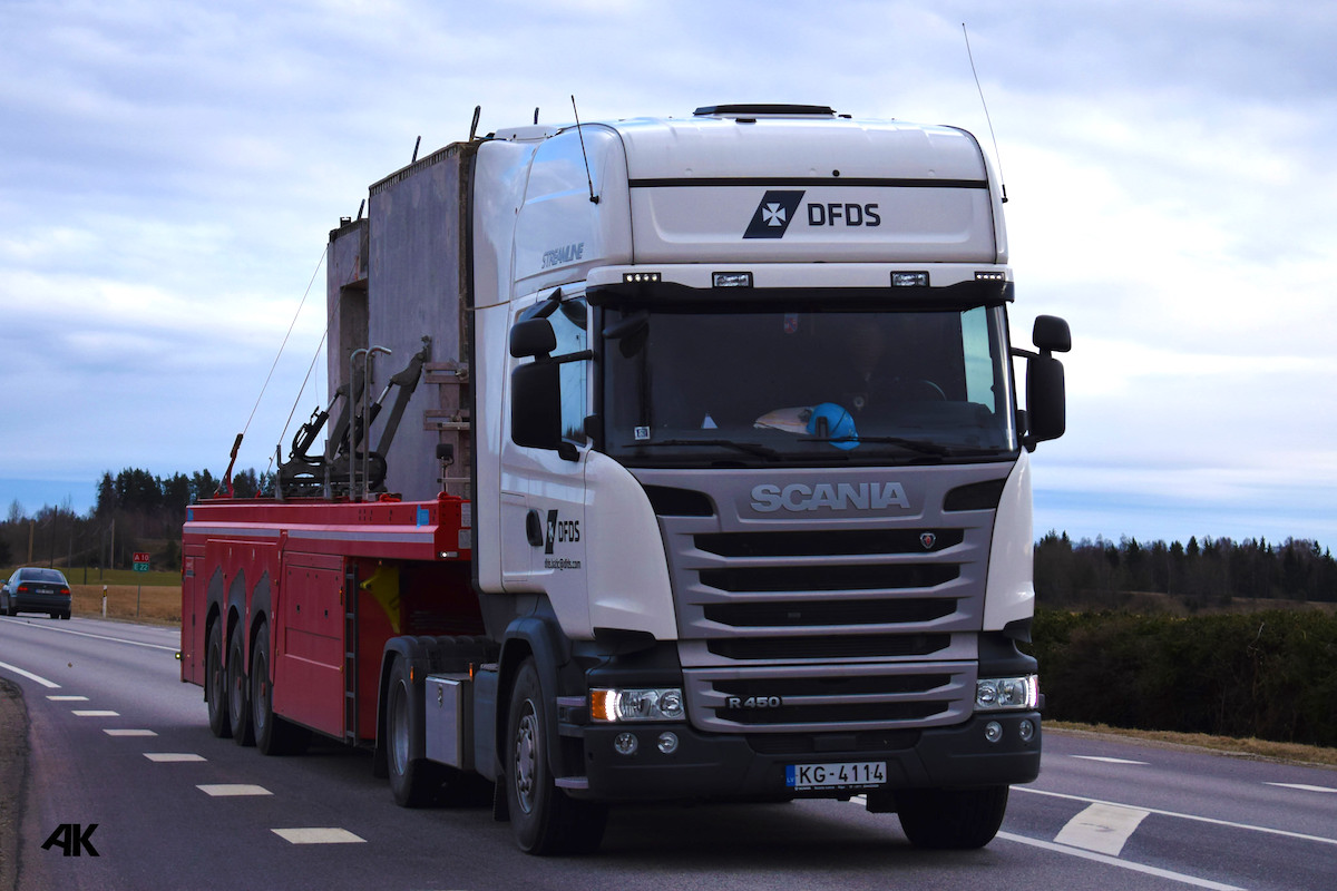 Латвия, № KG-4114 — Scania ('2013) R450
