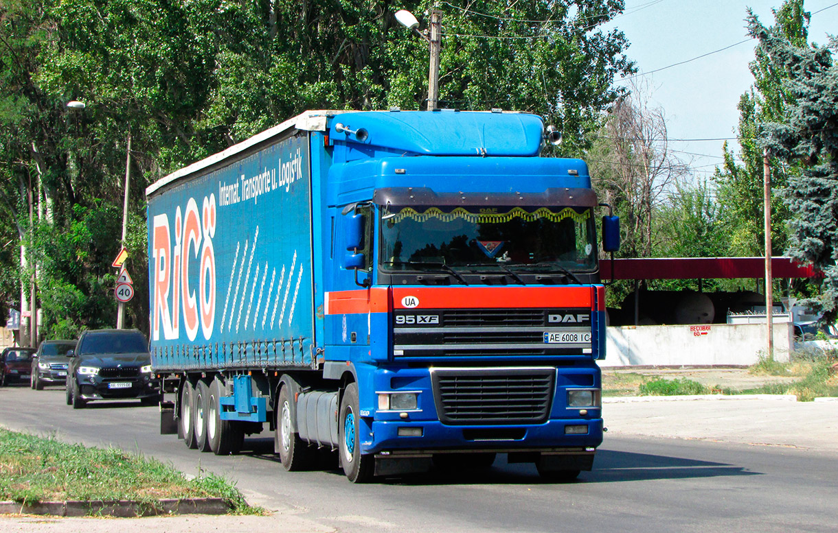 Днепропетровская область, № АЕ 6008 ІС — DAF 95XF FT