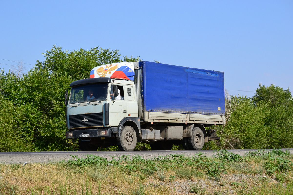 Волгоградская область, № Р 034 ТА 34 — МАЗ-53366