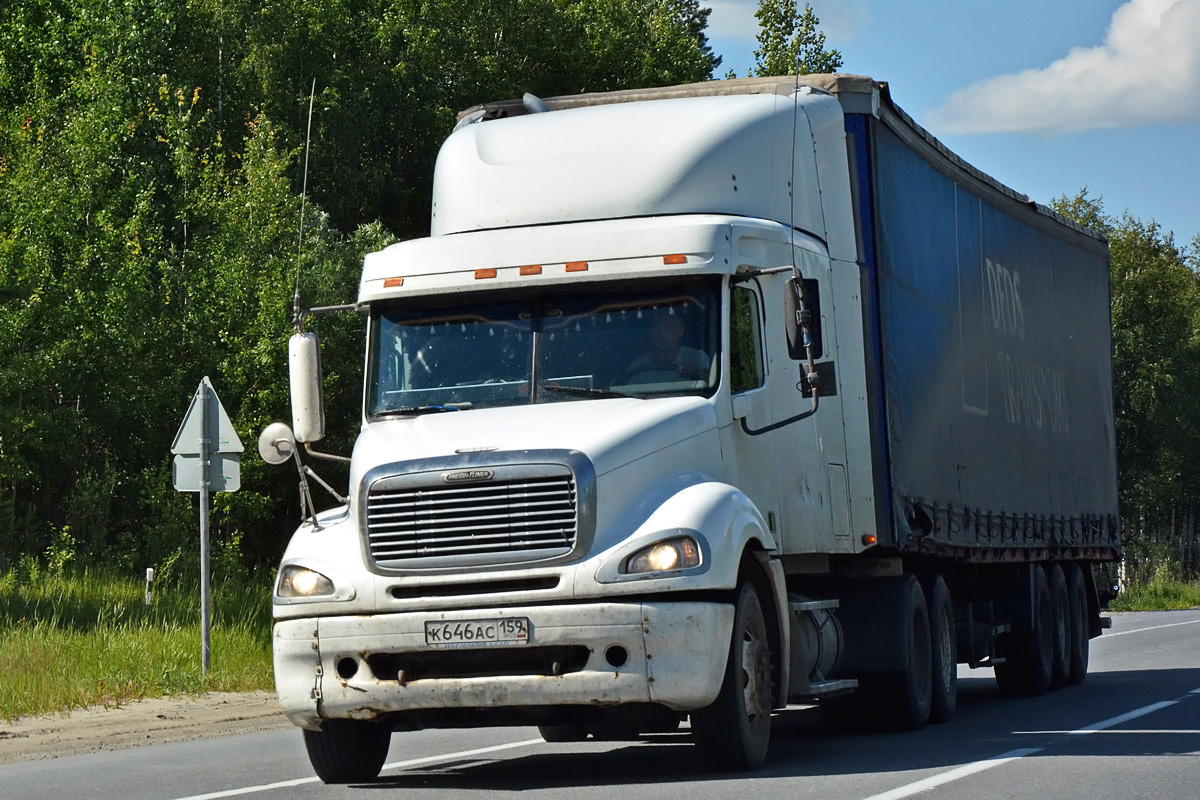 Пермский край, № К 646 АС 159 — Freightliner Columbia