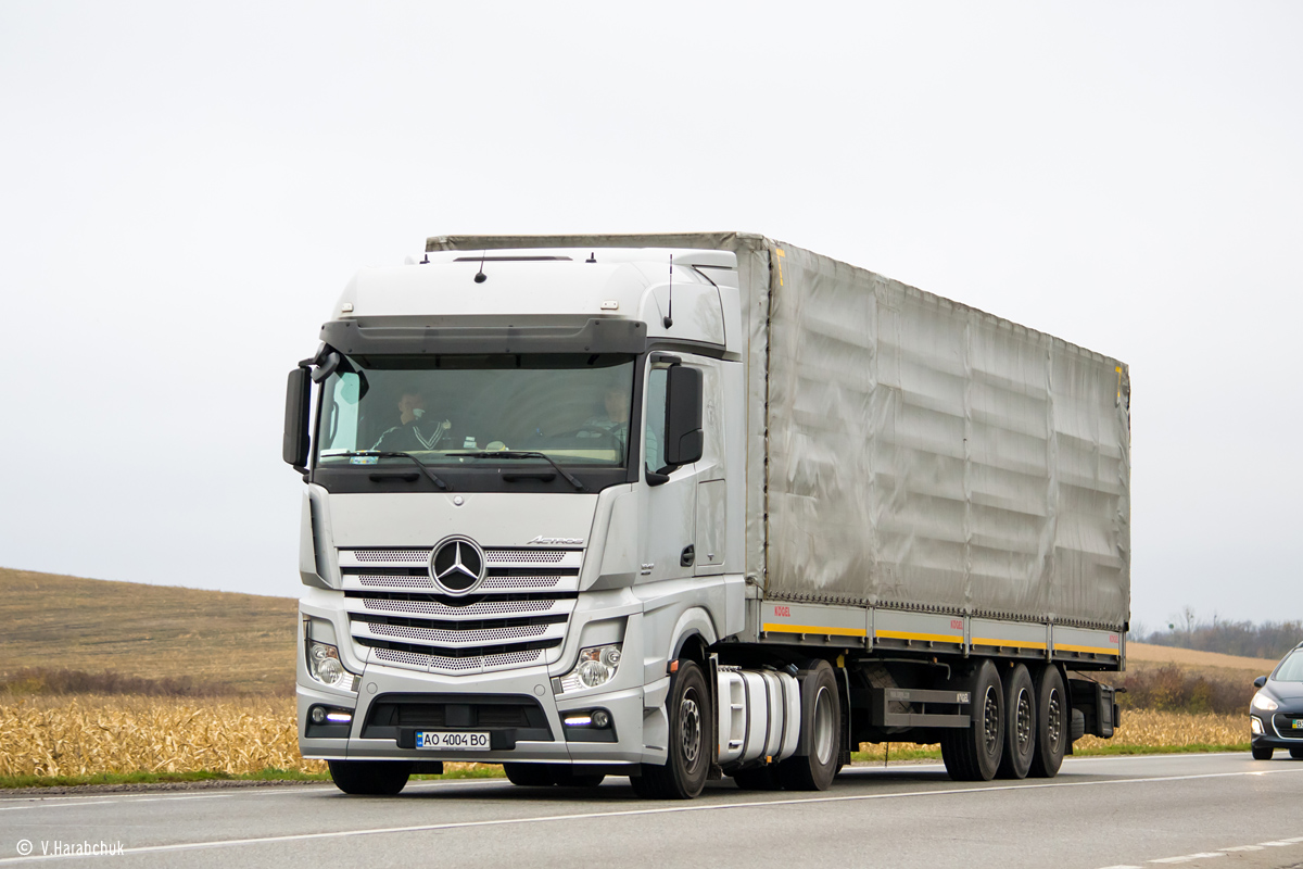 Закарпатская область, № АО 4004 ВО — Mercedes-Benz Actros ('2011) 1845