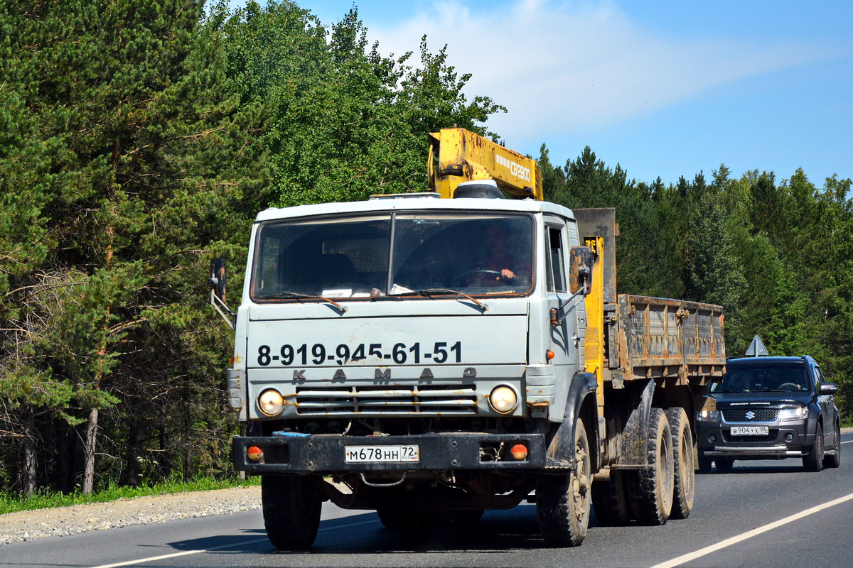 Тюменская область, № М 678 НН 72 — КамАЗ-53212