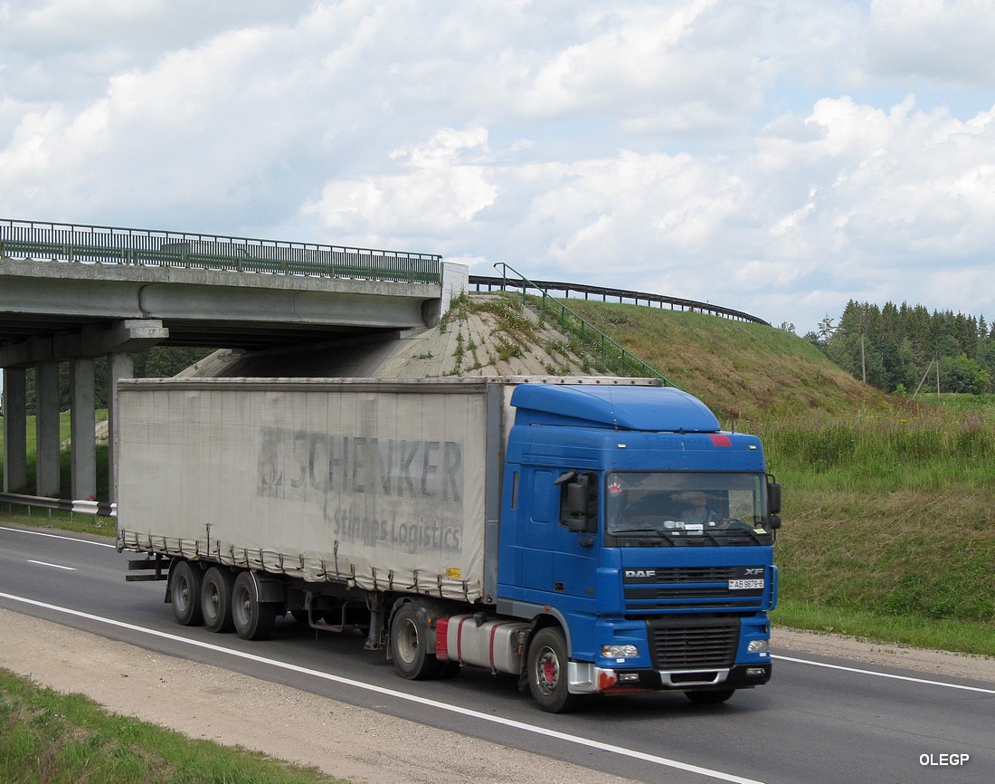 Могилёвская область, № АВ 9879-6 — DAF XF95 FT