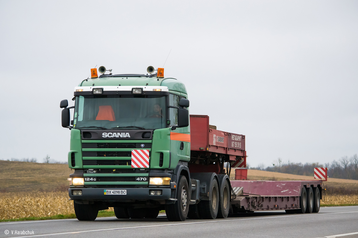 Хмельницкая область, № ВХ 4098 ВС — Scania ('1996) R124G