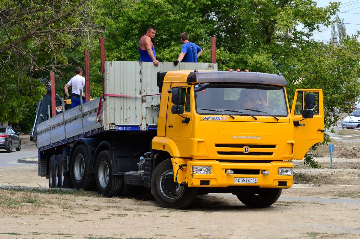 Волгоградская область, № В 055 ТК 134 — КамАЗ-65116-A4(23)