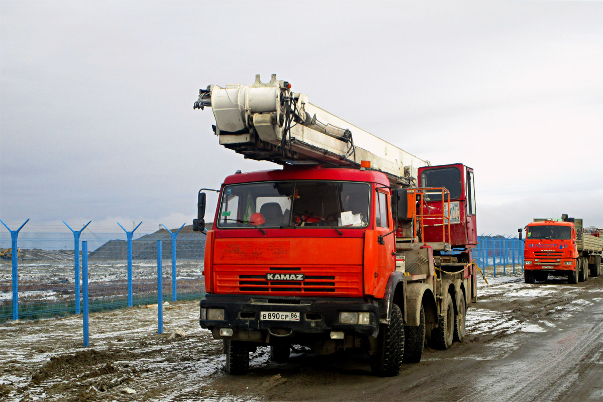 Ханты-Мансийский автоном.округ, № В 890 СР 86 — КамАЗ-6540 [654000]