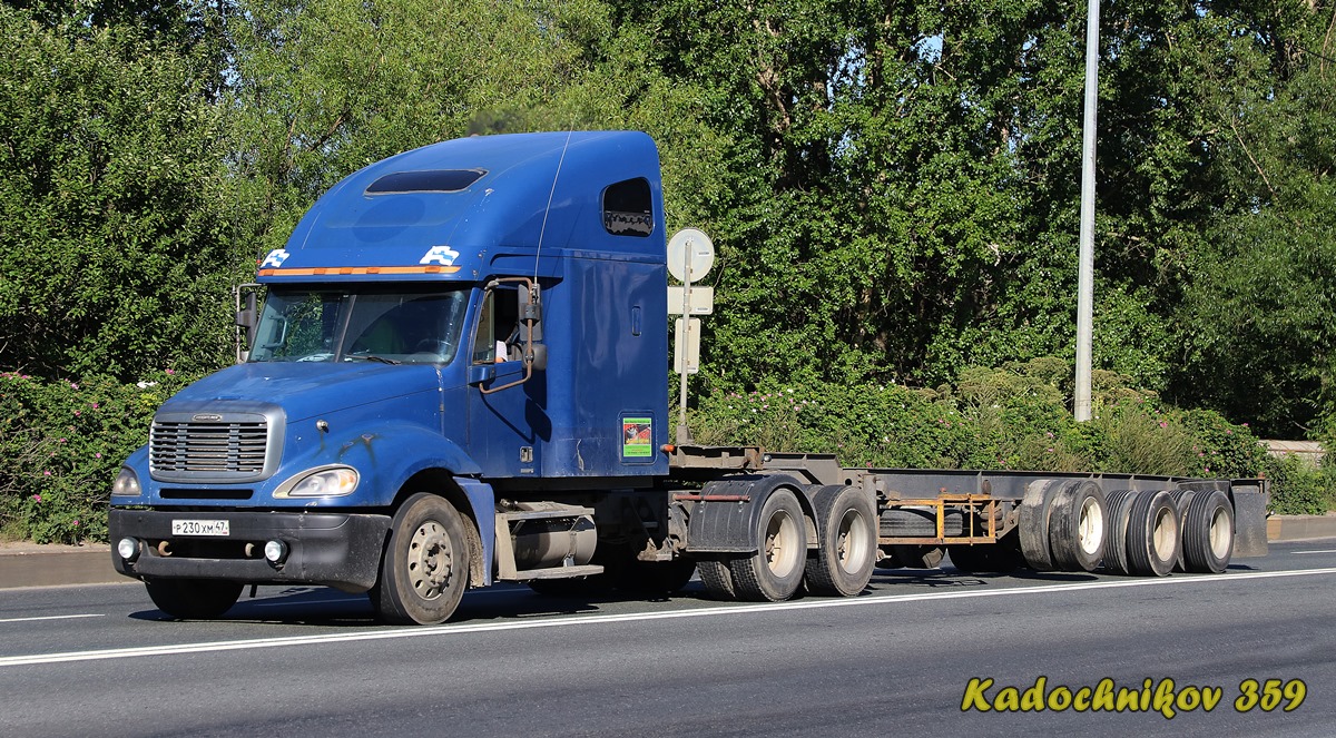 Ленинградская область, № Р 230 ХМ 47 — Freightliner Columbia